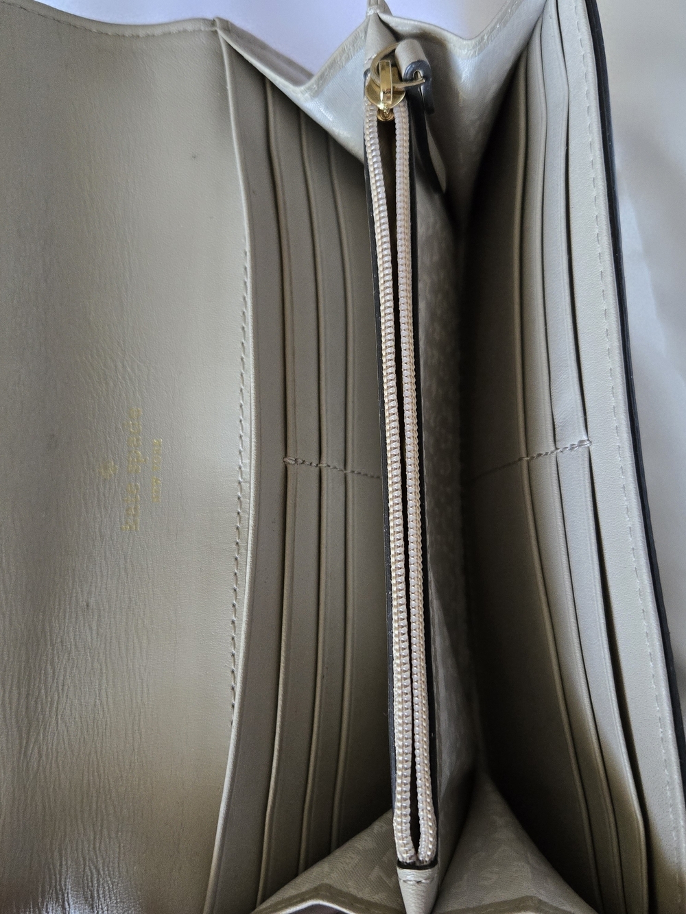 Kate Spade Cream Leather Wallet - Picture 7 of 12